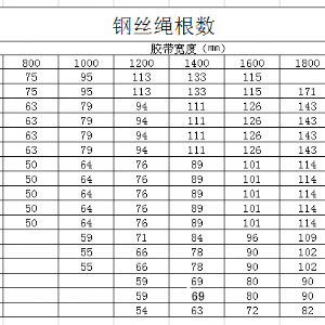 钢丝绳输送带，