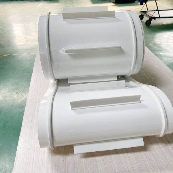 食品级PVC输送机 轻型大倾角输送机皮带 白色平面输送带 加工定制